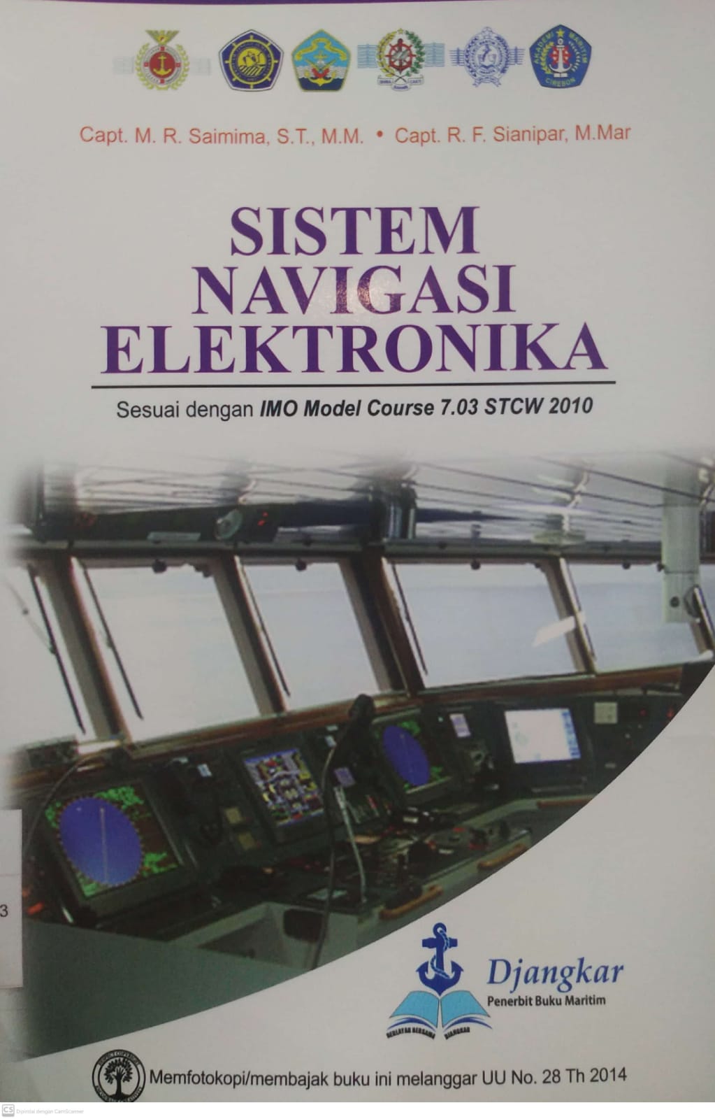 Sistem Navigasi Elektronika, Sesuai dengan IMO Model Course 7.03 STCW 2010