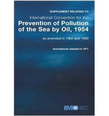 Suplement Relating to International Convention for the Prevention of Pollution of the Sea by Oil, 1954