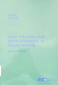 M.C. 7.11 Basic Training For Ships Operating In Polar Waters